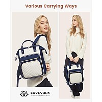 Lovevook 156 Inch Laptop Backpack For Womentravel Work Backpack Purse With Usb Portlarge Capacity Nurse Bag Teacher Backpack