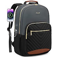 Lovevook Laptop Backpack Women173 Inch Laptop Bag Computer Backpack For Womenprofessional Waterproof Women Travel Backpack Pu