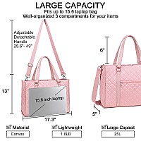 Laptop Tote Bag For Women Work 156 Inch Quilted Shoulder Bags Computer Messenger Purse Teacher Handbag Office Briefcase