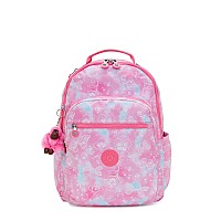 Kipling Womens Seoul 15 Laptop Backpack Durable Roomy With Padded Shoulder Straps Builtin Protective Sleeve