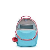 Kipling Womens Seoul Small Tablet Backpack Durable Padded Shoulder Straps With Tablet Sleeve