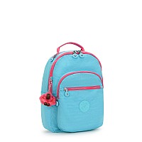 Kipling Womens Seoul Small Tablet Backpack Durable Padded Shoulder Straps With Tablet Sleeve