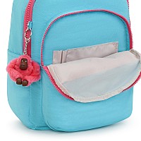 Kipling Womens Seoul Small Tablet Backpack Durable Padded Shoulder Straps With Tablet Sleeve