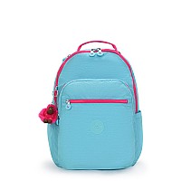 Kipling Womens Seoul 15 Laptop Backpack Durable Roomy With Padded Shoulder Straps Builtin Protective Sleeve