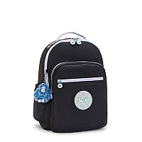 Kipling Womens Seoul 15 Laptop Backpack Durable Roomy With Padded Shoulder Straps Builtin Protective Sleeve