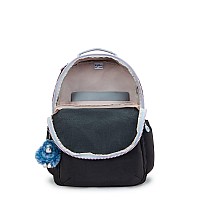 Kipling Womens Seoul 15 Laptop Backpack Durable Roomy With Padded Shoulder Straps Builtin Protective Sleeve