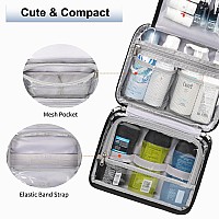 Cubetastic Toiletry Bag For Men Hanging Travel Bag For Toiletries Waterresistant Dopp Kit For Traveling Portable Large Shavin