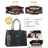 Laptop Tote Bag For Women 173 Inch Laptop Bag Standup Briefcase Work Bag Waterproof Office Work Bag Computer Bag Large Work To