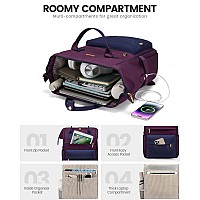 Lovevook Laptop Backpack For Women Men Teacher Nurse Work Bag Waterproof Fashion Travel Backpack Purse 156 Inch Computer Back