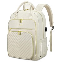 Lovevook Laptop Backpack For Women Beige