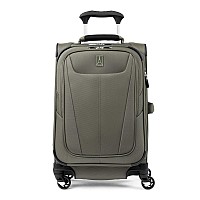 Travelpro Maxlite 5 Softside Expandable Carry On Luggage With 4 Spinner Wheels Lightweight Suitcase Men And Women Slate Green