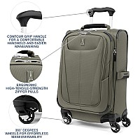 Travelpro Maxlite 5 Softside Expandable Carry On Luggage With 4 Spinner Wheels Lightweight Suitcase Men And Women Slate Green