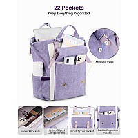 Lovevook College Backpack For Women Laptop Backpack Purse For Teacher Nurse Work Travel 156 Inch Laptop Bag Light Purplebei