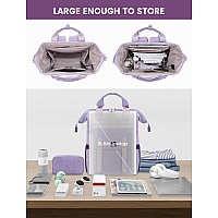 Lovevook College Backpack For Women Laptop Backpack Purse For Teacher Nurse Work Travel 156 Inch Laptop Bag Light Purplebei