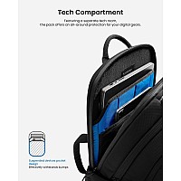 Tomtoc 173 Inch Laptop Backpack Waterproof Daypack Travel Computer Backpack Great For Daily Commute Urban Explore Weekend T