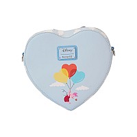 Loungefly Disney Winnie The Pooh And Friends Floating Balloons Heart Figural Crossbody Bag