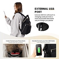 Lovevook Laptop Backpack Purse For Women Waterproof Teacher Nurse Bag 156 Inch Work Laptop Bag With Usb Port Business Travel