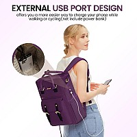 Lovevook Convertible Laptop Backpack For Women 156 Inch Computer Backpack Work Backpack With Usb Charging Port Large Capacity