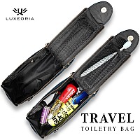 Luxeoria Premium Handmade Leather Toiletry Bags For Men And Women Genuine Leather Dopp Kit And Shaving Bag For Men Travel Cosm