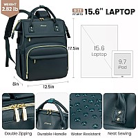 Lovevook Leather Laptop Backpack For Women 17 Inchtravel Backpack Purse Nurse Teacher Backpack Computer Laptop Bagprofessional