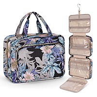 Wedama Toiletry Bag For Women Large Cosmetic Travel Bag Hanging Toiletry Bag For Bathroom Pvc Waterproof Makeup Bag Toiletri