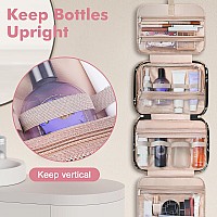 Wedama Toiletry Bag For Women Large Cosmetic Travel Bag Hanging Toiletry Bag For Bathroom Pvc Waterproof Makeup Bag Toiletri