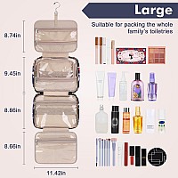 Wedama Toiletry Bag For Women Large Cosmetic Travel Bag Hanging Toiletry Bag For Bathroom Pvc Waterproof Makeup Bag Toiletri