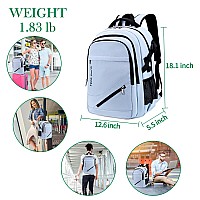 Fengdong 173 Inch Large Laptop Backpack Durable Waterproof Travel College Backpack Bookbag For Men Women Business Backpack Wi