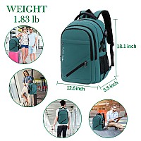 Fengdong 173 Inch Large Laptop Backpack Durable Waterproof Travel College Backpack Bookbag For Men Women Business Backpack Wi