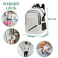 Fengdong 173 Inch Large Laptop Backpack Durable Waterproof Travel College Backpack Bookbag For Men Women Business Backpack Wi