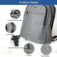 Voova Travel Laptop Backpack Business Work Laptop Backpack For Women Men With Usb Charging Port Waterproof Slim Durable Coll