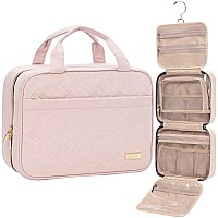 Nishel Travel Toiletry Bag For Women Portable Hanging Organizer For Travelsized Shampoo Conditioner Brushes Set Travelsize