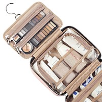 Nishel Travel Toiletry Bag For Women Portable Hanging Organizer For Travelsized Shampoo Conditioner Brushes Set Travelsize