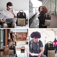 Lovevook Laptop Backpack For Women Men 173 Inch Laptop Bag With Usb Port Fashion Waterproof Backpacks Teacher Nurse Stylish Tr