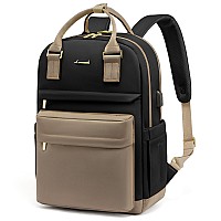 Lovevook Laptop Backpack For Women Men 156 Inch Laptop Bag With Usb Port Fashion Waterproof Backpacks Teacher Nurse Stylish Tra