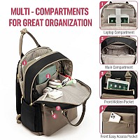 Lovevook Laptop Backpack For Women Men 156 Inch Laptop Bag With Usb Port Fashion Waterproof Backpacks Teacher Nurse Stylish Tra