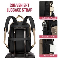 Lovevook Laptop Backpack For Women Men 156 Inch Laptop Bag With Usb Port Fashion Waterproof Backpacks Teacher Nurse Stylish Tra