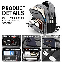 Bicpsro Travel Laptop Backpack For Men Women School Backpack For Boys Girls Teens 156 Inch Work Business Backpack With Usb Ch