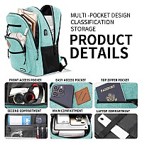 Classic Backpack For Men Women School Backpack For Girls Boy Teens156 Inch Laptop Bookbag With Usb Charger For College High S