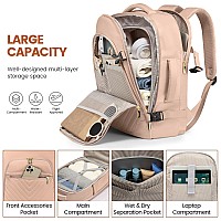 Lovevook Travel Backpack For Women Tsa Personal Item Travel Bag Fits 173 Laptop Carry On Backpack For Weekender Business Hik