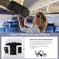 Lovevook Backpack For Traveling On Airplane Womens Travel Backpack Carry On Flight Approved 40L Personal Item Backpack Fit 17