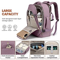 Lovevook Travel Backpack For Women Tsa Personal Item Travel Bag Fits 173 Laptop Carry On Backpack For Weekender Business Hik