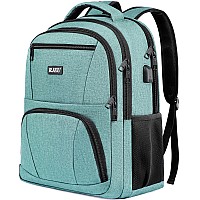 Rjeu Backpack For Men And Women School Backpack For Teens Waterresistant Travel Laptop Back Pack With Usb Charging Port 156