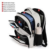 Rjeu Backpack For Women School Backpack For Teens Girls College Students With 156 Inch Laptop Sleeve Travel Computer Mochil