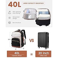 Lovevook Travel Backpack For Women40L Carry On Backpack For Airplanes173 Inch Laptop Personal Item Travel Bag