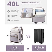 Lovevook Travel Backpack For Women40L Carry On Backpack For Airplanes173 Inch Laptop Personal Item Travel Bag