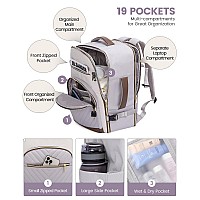 Lovevook Travel Backpack For Women40L Carry On Backpack For Airplanes173 Inch Laptop Personal Item Travel Bag