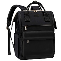 Lovevook Laptop Backpack Purse For Women Waterproof Teacher Nurse Bag 156 Inch Work Laptop Bag With Usb Port Business Travel