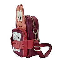 Loungefly Disney Little Mermaid 35Th Anniversary Sebastian Crossbuddies Crossbody Bag With Coin Bag