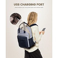 Lovevook Travel Laptop Backpack Women 156 Inch Antitheft Laptop Bag With Usb Port Fashion Waterproof Computer Backpacks Teac